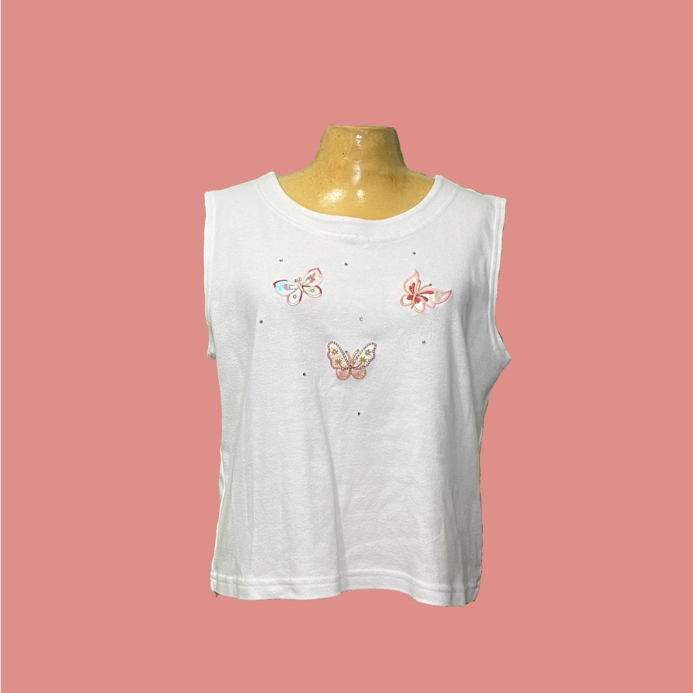 🦋Whimsical Butterfly Sleeveless Top💗